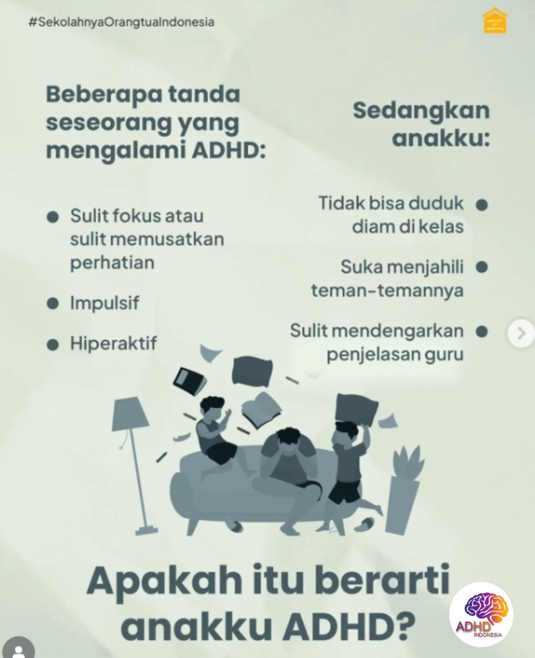 Ciri dan Gejala ADHD pada Anak Usia Dini di Provinsi Nusa Tenggara Barat