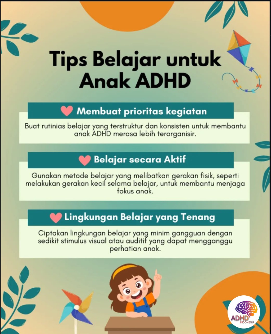 Strategi Belajar yang Cocok untuk Anak ADHD di Provinsi Nusa Tenggara Barat